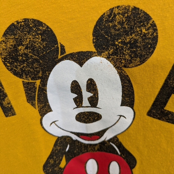 Yellow Mickey Mouse tshirt - Picture 4 of 9